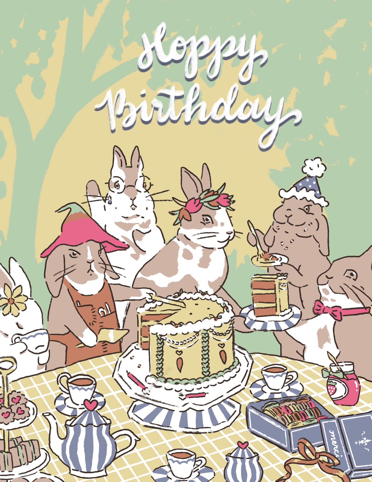 Hoppy Birthday Card