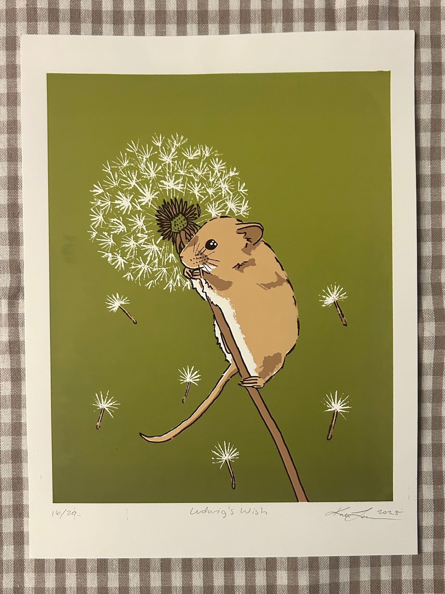 Ludvig's Wish 9x12 Screen Print